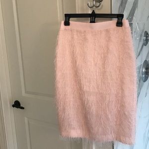 Pink pencil skirt